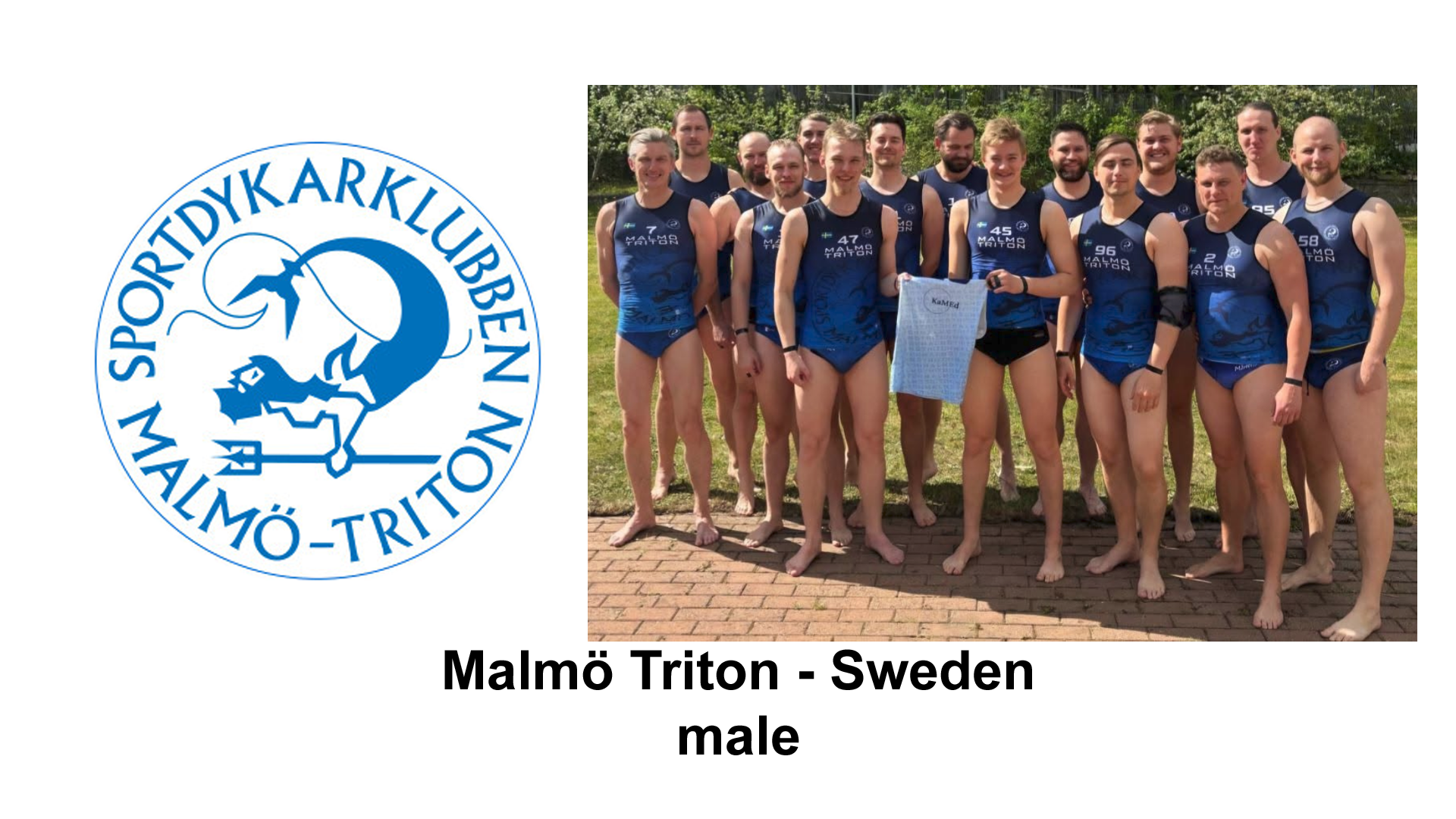 Team photo SDK Malmö Triton 
