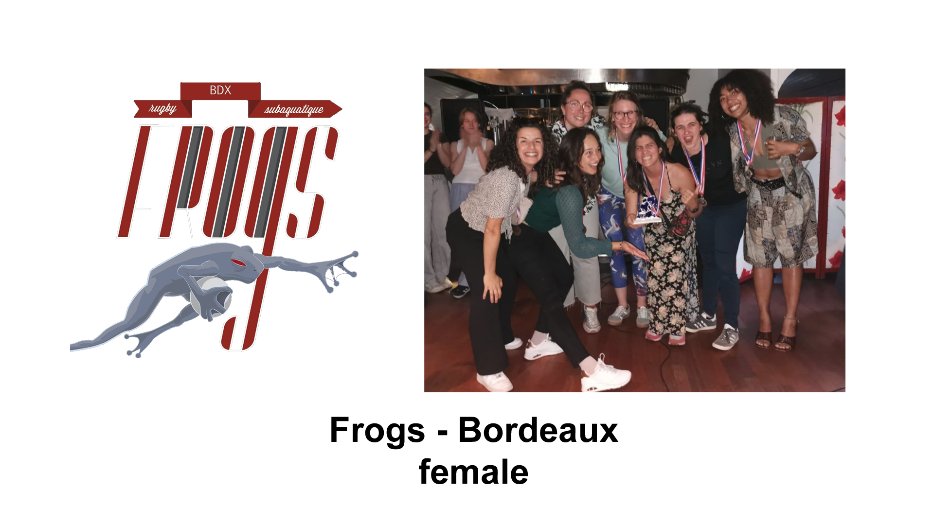 Team photo Frogs Bordeaux